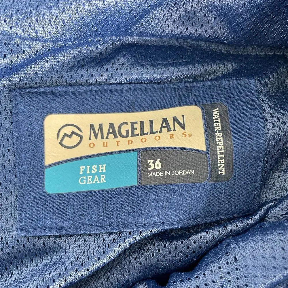 Magellan Shorts Mens 36 (38) Grey Fishing Outdoors Aransas Pass Heather Hybrid